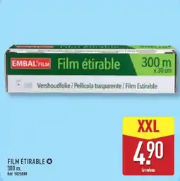 ALDI EMBAL'FILM Film étirable offre