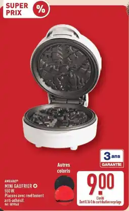ALDI AMBiano MINI GAUFRIER offre