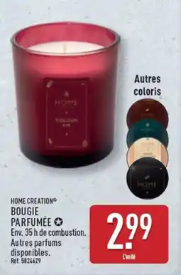 ALDI HOME BOUGIE PARFUMÉE offre