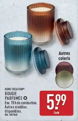 ALDI HOME CREATION BOUGIE PARFUMÉE offre