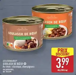 ALDI Les Légendaires Goulash de Bœuf offre
