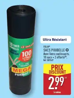 ALDI FOLIA SACS POUBELLE offre