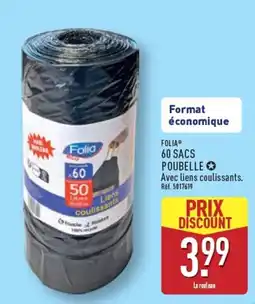 ALDI Folia Sacs poubelle offre