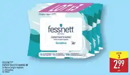 ALDI FESS'NETT PAPIER TOILETTE HUMIDE offre