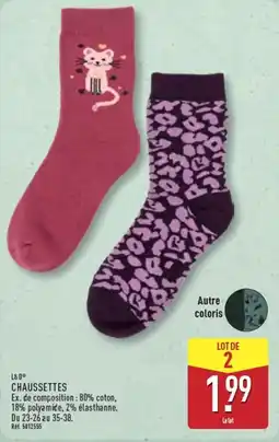 ALDI L&D CHAUSSETTES offre