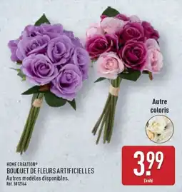 ALDI HOME CREATION BOUQUET DE FLEURS ARTIFICIELLES offre