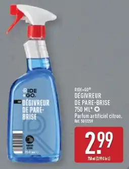ALDI RIDE+GO DÉGIVREUR DE PARE-BRISE offre