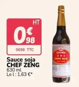 Promocash CHEF ZENG Sauce soja offre