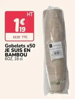 Promocash JE SUIS EN BAMBOU offre
