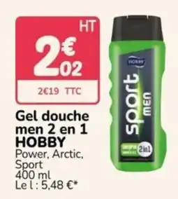 Promocash HOBBY Gel douche men 2 en 1 offre