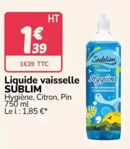 Promocash SUBLIM Liquide vaisselle offre