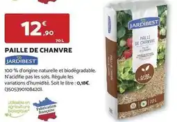 Bricomarché Paille de chanvre offre