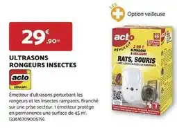 Bricomarché Ultrasons rongeurs insectes offre