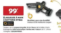 Bricomarché Élagueuse à main à batterie mtb20 offre