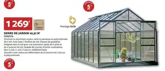 Facile - serre de jardin 10.27 m
