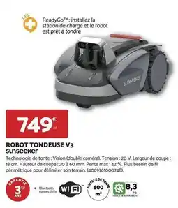 Bricomarché Robot tondeuse v3 sunseeker offre