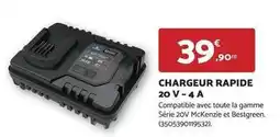 Bricomarché Chargeur rapide 20 v-4 a offre