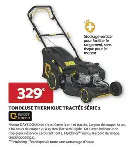 Bricomarché Bosch - tondeuse thermique tractee serie 2 offre
