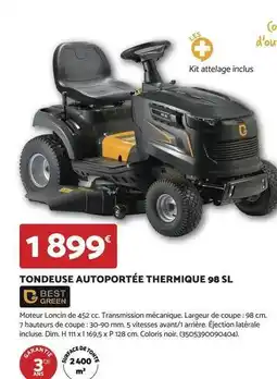 Bricomarché Dim - tondeuse autoportee thermique 98 sl offre