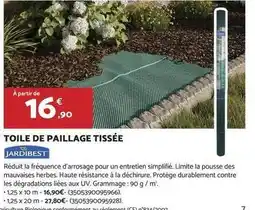 Bricomarché Toile de paillage tissée offre
