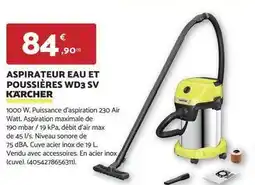 Bricomarché Kärcher - aspirateur eau et poussières wd3 sv offre