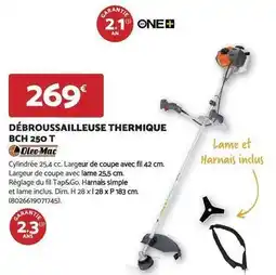 Bricomarché Dim - débroussailleuse thermique bch 250 t offre