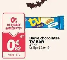 Promocash Barre de chocolatee offre