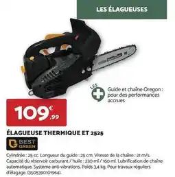 Bricomarché Oregon - élagueuse thermique et 2525 offre