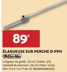 Bricomarché Dim - élagueuse sur perche d-pph offre