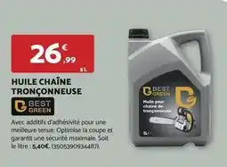 Bricomarché Huile chaîne tronçonneuse offre