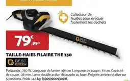 Bricomarché Taille-haies filaire the 750 offre