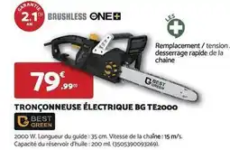 Bricomarché Tronçonneuse électrique tê2000 offre