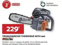 Bricomarché Oregon - tronçonneuse thermique gsth 240 offre