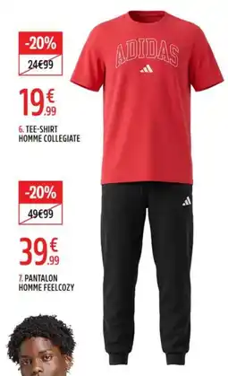 Intersport ADIDAS TEE-SHIRT HOMME COLLEGIATE offre