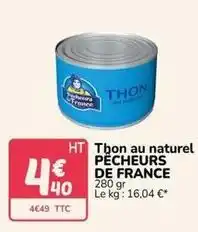 Promocash Thon au naturel offre