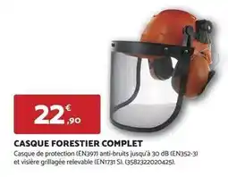 Bricomarché Complet - casque forestier offre