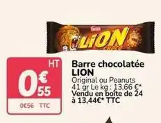 Promocash Barre chocolatee offre