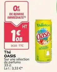 Promocash Oasis - thé offre