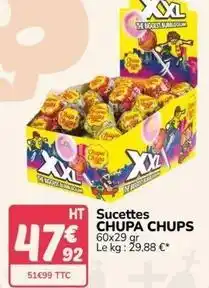 Promocash Chupa chups - sucettes offre