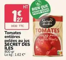 Promocash Tomates entières pelées au jus offre