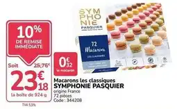 Promocash Pasquier - macarons les classiques offre