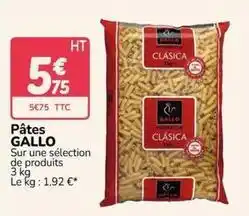 Promocash Gallo - pâtes offre