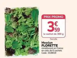 Promocash Florette - mesclun offre