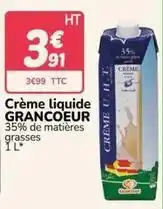 Promocash Crème liquide offre