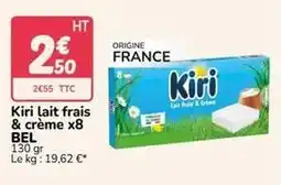 Promocash Kiri - lait frais & crème x8 offre