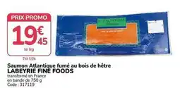 Promocash Promo - saumon atlantique fumé au bois de hêtre offre