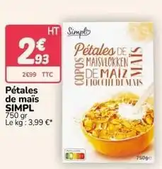 Promocash Simpl - pétales de maïs offre