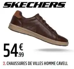 Intersport SKECHERS CHAUSSURES DE VILLES HOMME CAVELL offre