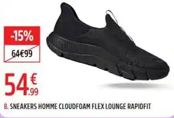 Intersport SNEAKERS HOMME CLOUDFOAM FLEX LOUNGE RAPIDFIT offre