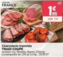 Promocash Charcuterie tranchée offre